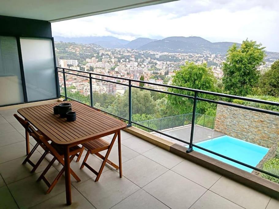 Pessicart - T2 Avec Terrasse - Residence Avec Piscine Nizza Exterior foto